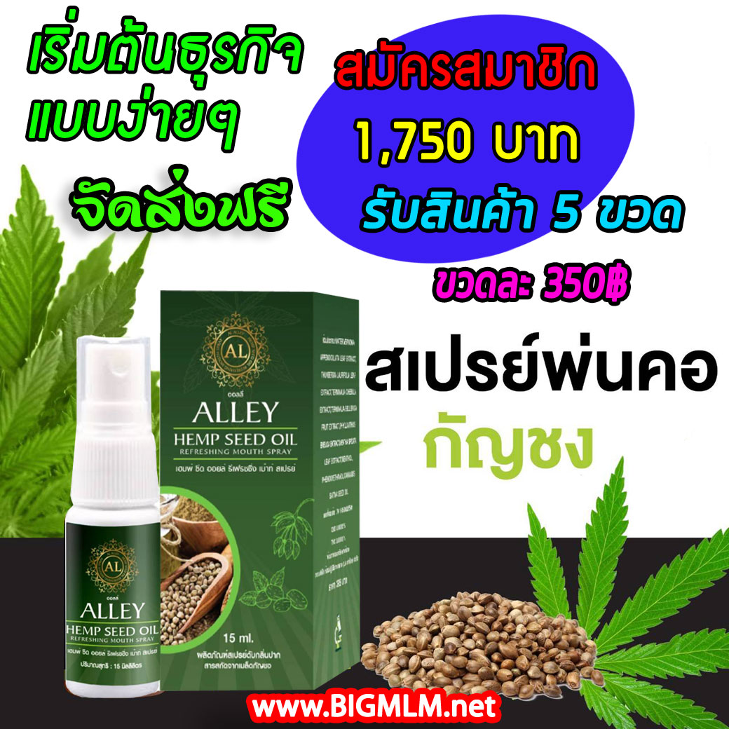 ALL ESY ออล อีซี่ เมาท์สเปรย์กัญชง